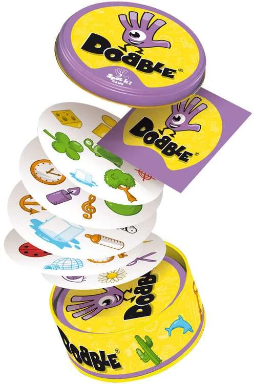 Rebel Dobble Classic Eco PL kortų žaidimas – apvalios žaidimo kortos GR0749