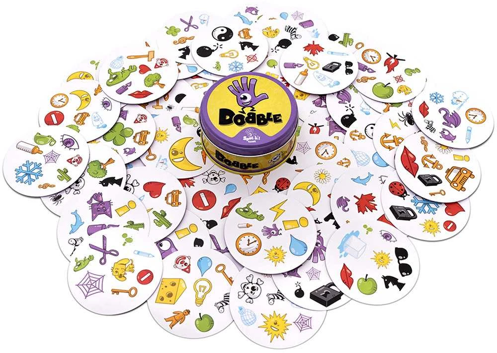 Rebel Dobble Classic Eco PL kortų žaidimas – apvalios žaidimo kortos GR0749