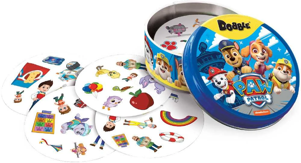 Rebel Sukilėlių kortų žaidimas „Dobble Paw Patrol“ – apvalios žaidimo kortos GR0759