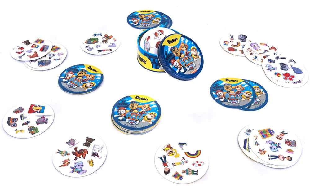 Rebel Sukilėlių kortų žaidimas „Dobble Paw Patrol“ – apvalios žaidimo kortos GR0759