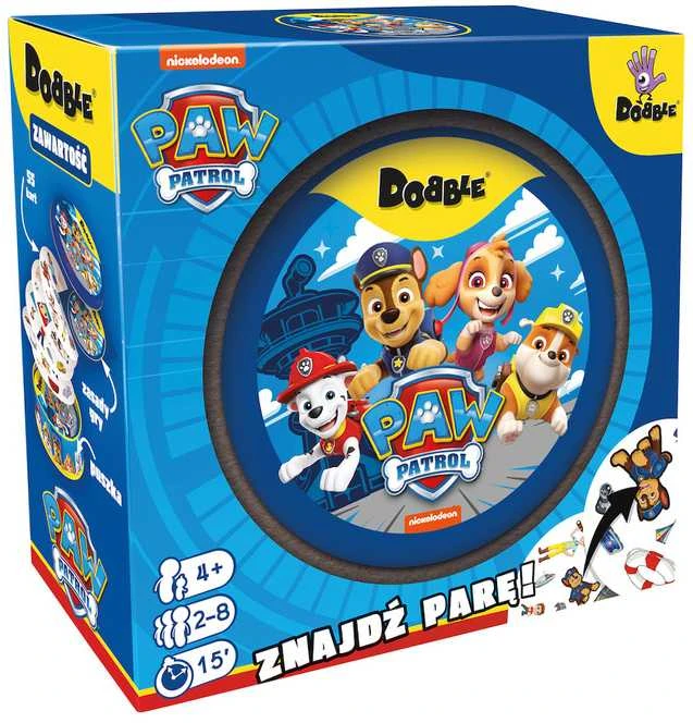 Rebel Sukilėlių kortų žaidimas „Dobble Paw Patrol“ – apvalios žaidimo kortos GR0759