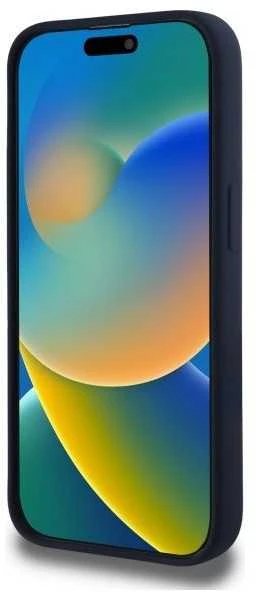 Red Bull Raudona Bull Raudona Bull silikoninis Raudona Ring MagSafe Apple iPhone 15 Pro dėklas telefonui mėlynos spalvos