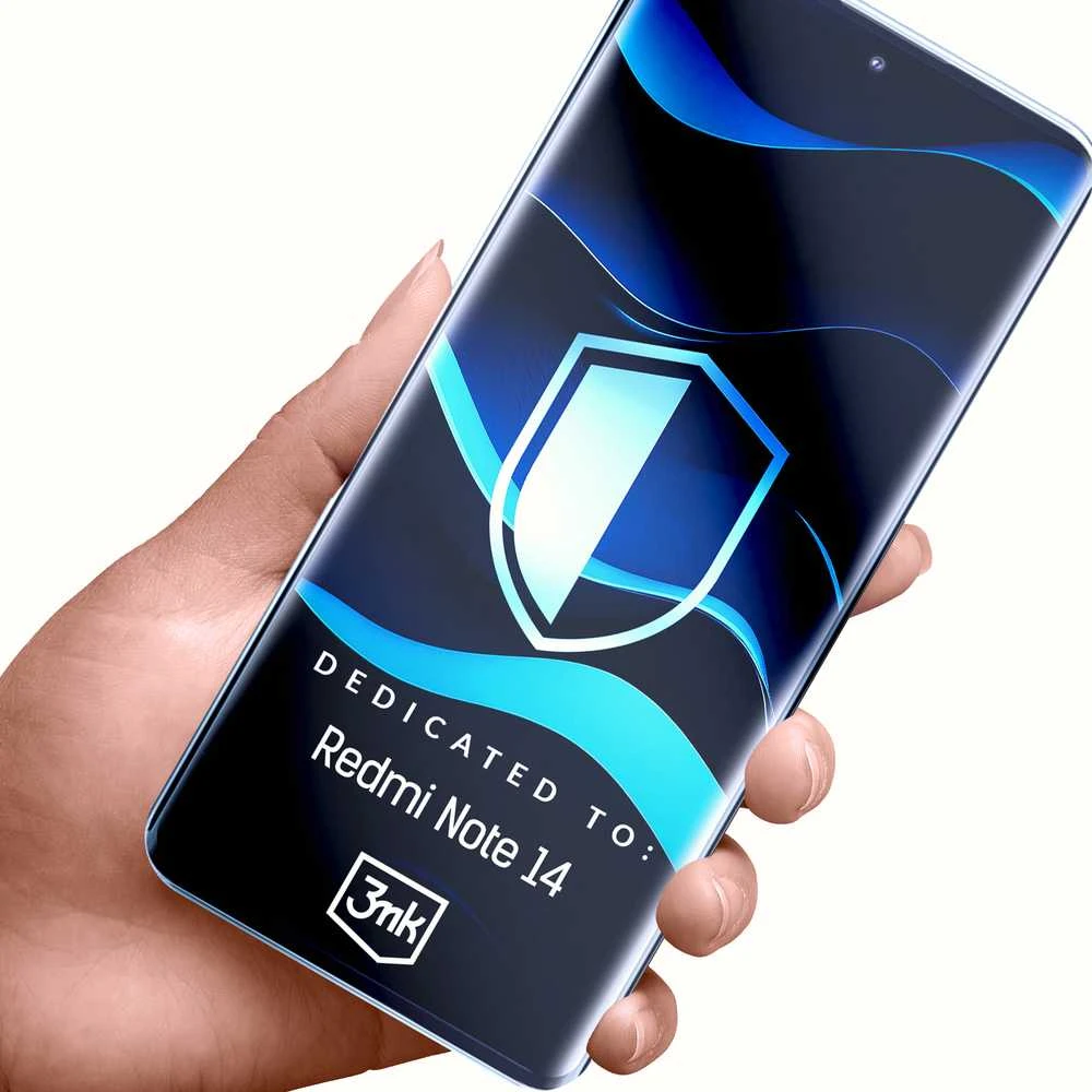3Mk apsauga „Redmi Note 14 4G“ – 3mk lankstus stiklas