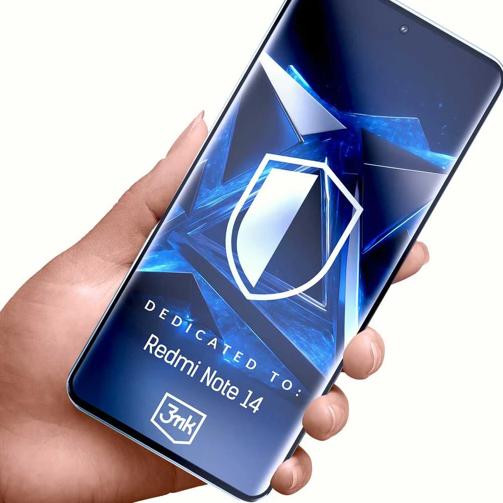 3Mk apsauga Redmi Note 14 5G - 3mk HardGlass Max Lite Juodas