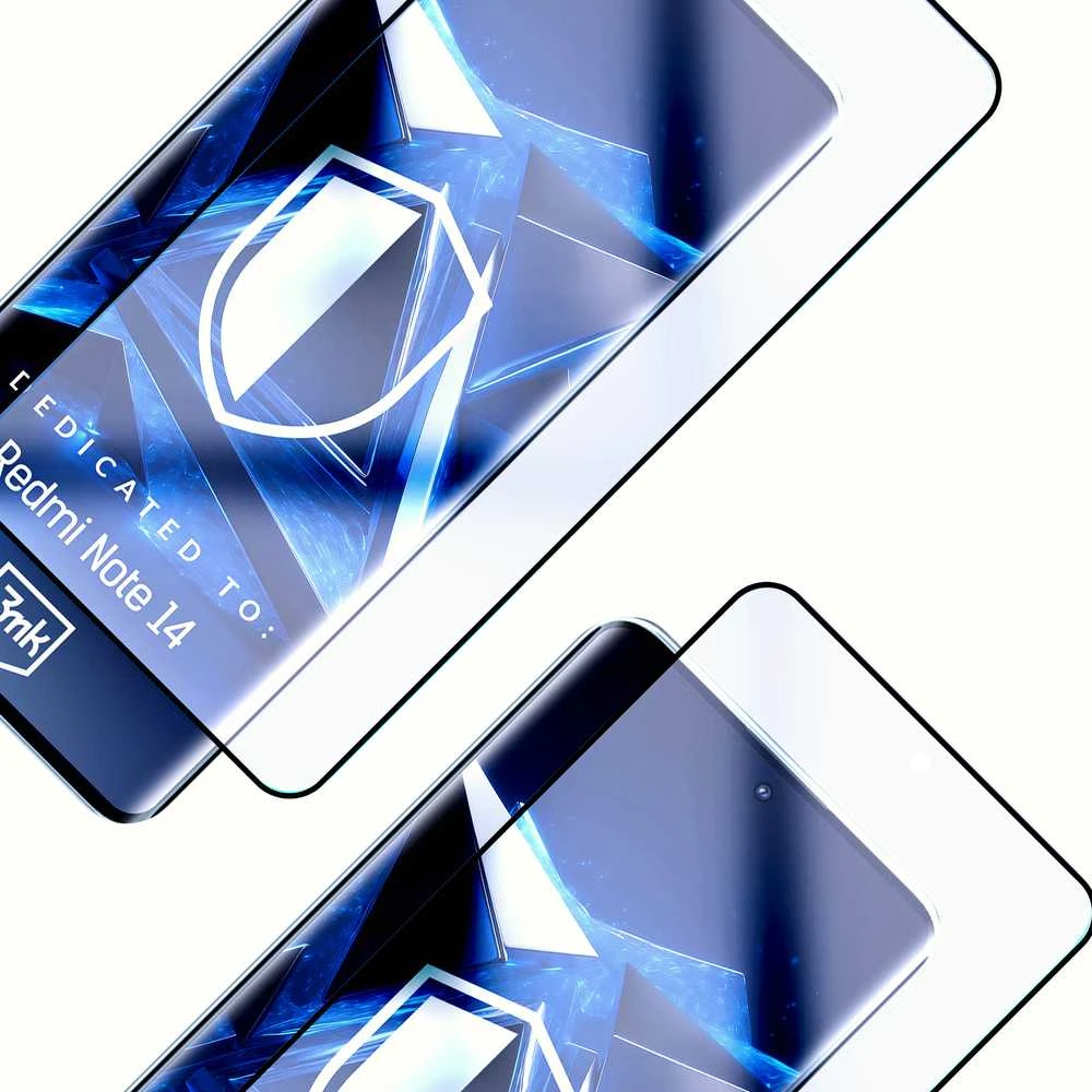 3Mk apsauga Redmi Note 14 5G - 3mk HardGlass Max Lite Juodas