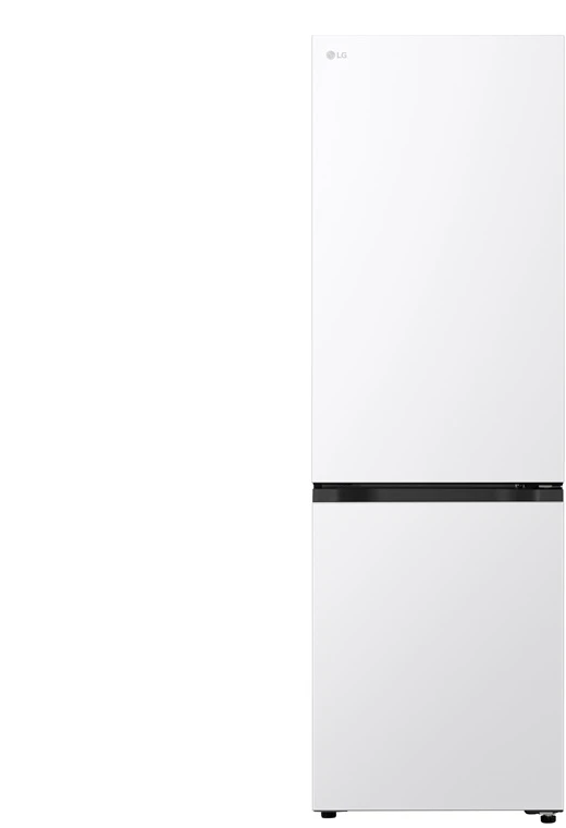 LG Šaldytuvas | GBBSJ10ESW | Energy efficiency class E | Free standing | Combi | Height 186 cm | Šaldytuvas net capacity 220 L | Šaldiklis net capacity 113 L | Ekranas | 35 dB | Baltas