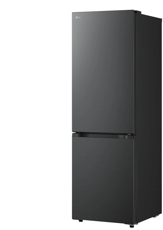 LG Šaldytuvas | GBBSJ1CCEP | Energy efficiency class C | Free standing | Combi | Height 186 cm | Šaldytuvas net capacity 220 L | Šaldiklis net capacity 113 L | Ekranas | 34 dB | Juodas