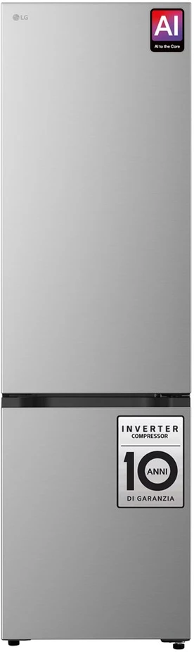 Šaldytuvas LG GBBSJ20EPY Freestanding 375 L Sidabrinis
