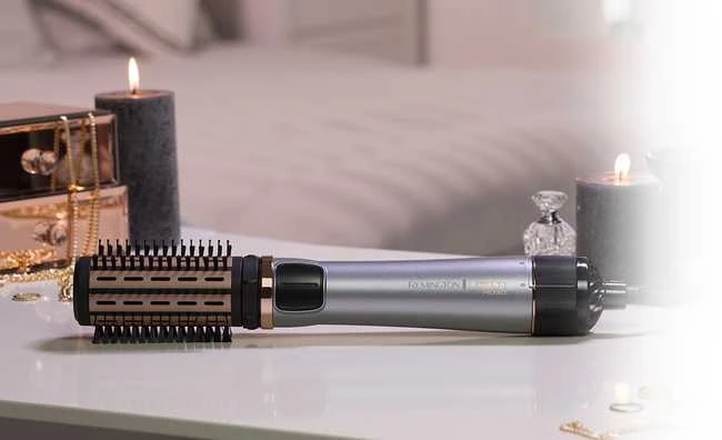Remington Keratin Protect Rotating Air Styler | AS8810 | Keraminė šildymo sistema | Šildymo lygių skaičius 2 | 100 W | Pilkas/Juodas