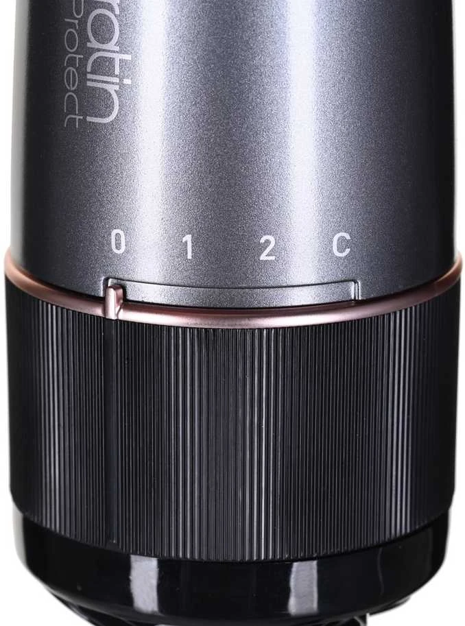 Remington Keratin Protect Rotating Air Styler | AS8810 | Keraminė šildymo sistema | Šildymo lygių skaičius 2 | 100 W | Pilkas/Juodas