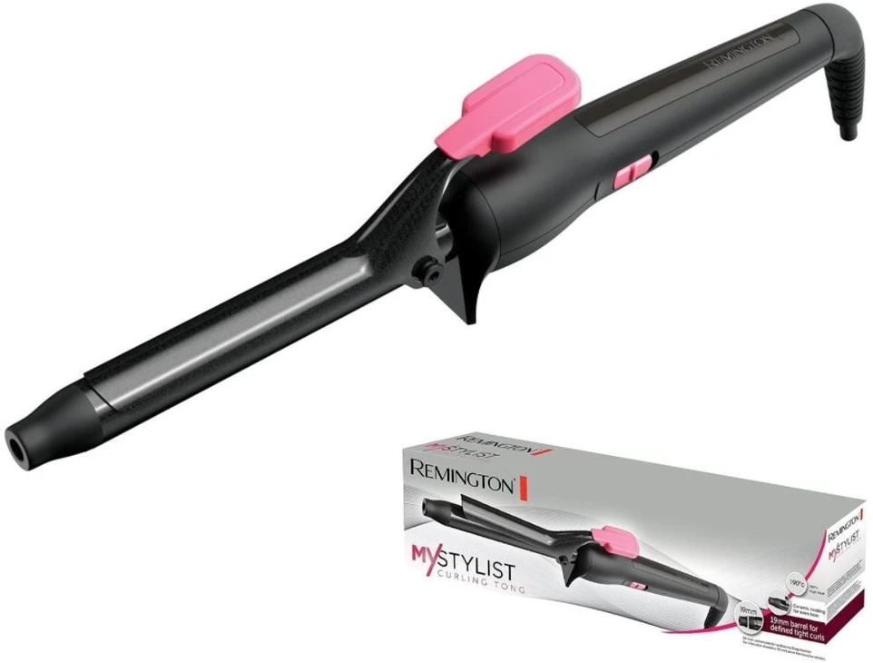 Remington CI1A119 Curling iron Warm Juodas, Rožinė 1.8 m