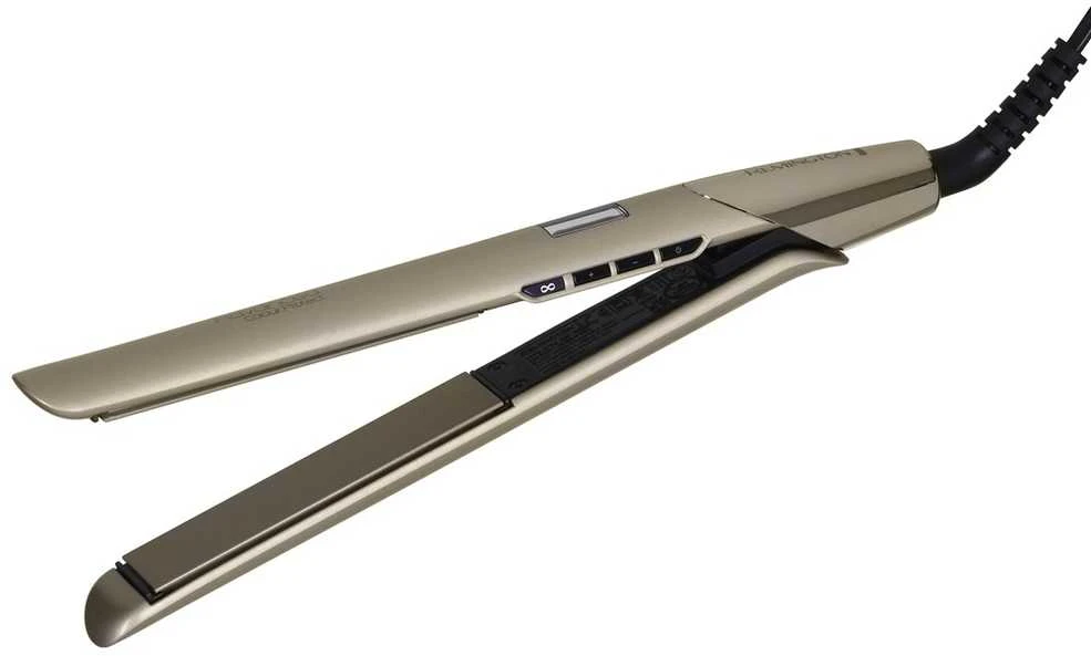 Remington S 8605 plaukų formavimo šukos Tiesinimo žnyplės Šiltas Šampanas 3 m
