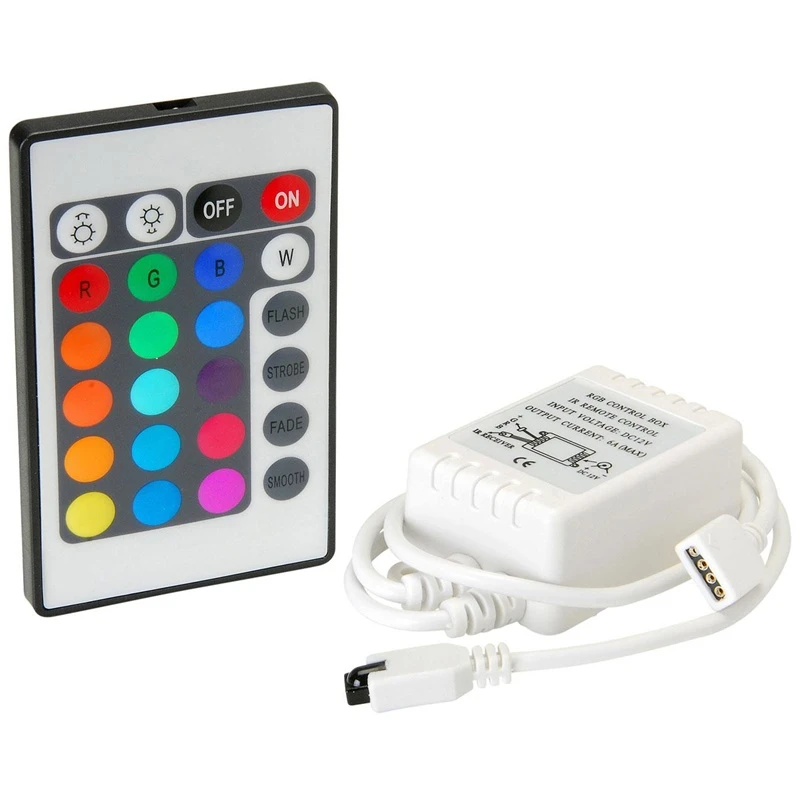 Nezatříděno Nežinomas VALDIKLIS JUOSTŲ LED RGB 12VDC 3X2A 72W