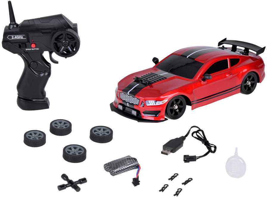 Jokomisiada Nuotolinio valdymo automobilis RC Drift 4x4 su dūmų efektu LED apšvietimas RC0696
