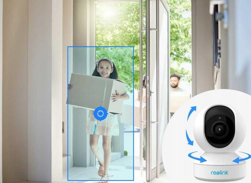 Vidinė apsaugos kamera Reolink E Series E340, baltos spalvos