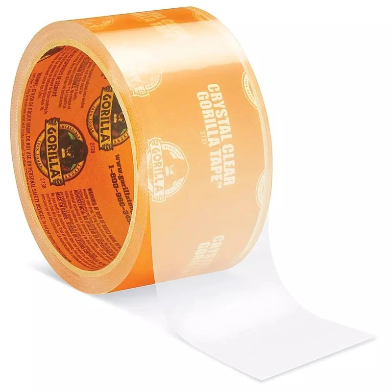 Gorilla Tape Clear Repair izoliacinė juosta skaidri 4.88cm × 8.2m