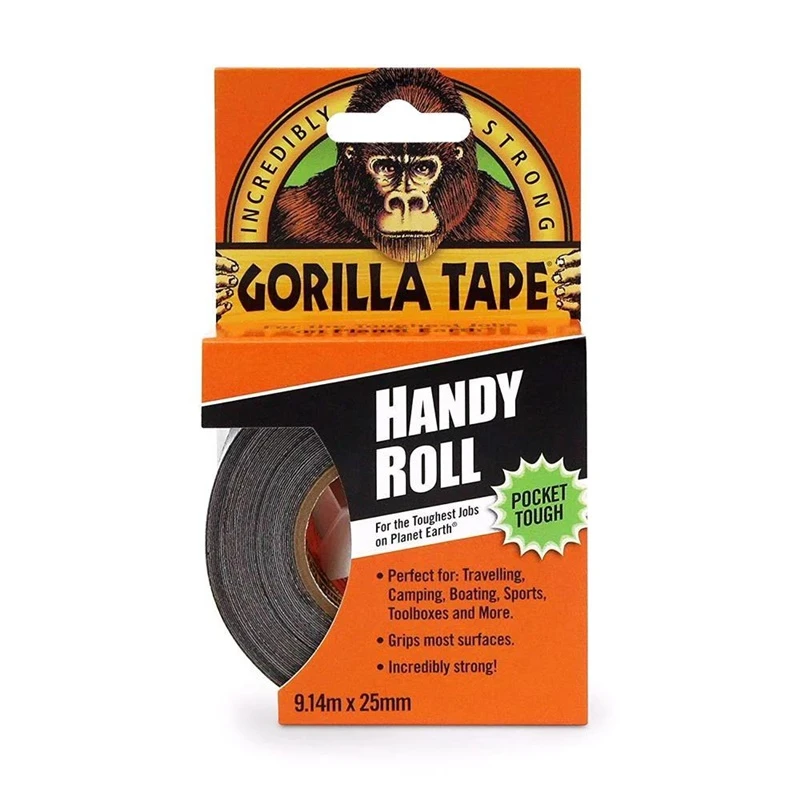 Gorilla Tape Handy Roll izoliacinė juosta juoda 2.54cm × 9m