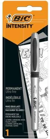 Resistant marker Bic. juodas col.