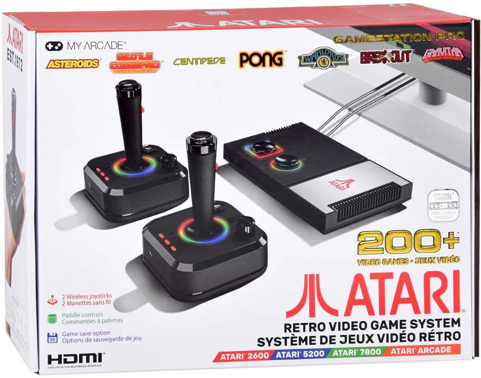 Jokomisiada MY ARCADE Mano Arcade Gamestation Pro Atari 200 žaidimai