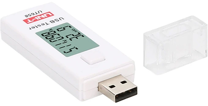 Review UT658 UNI-T USB lizdo testeris
