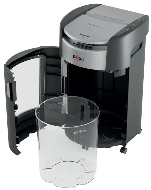 Rexel ShredMax AutoFeed+ 300X Paper Shredder, P4, 300 sheets, 25-litre waste bin