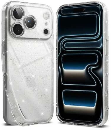 Ringke Air dėklas skirtas Apple iPhone 17 Pro Max - skaidrus and Glitter