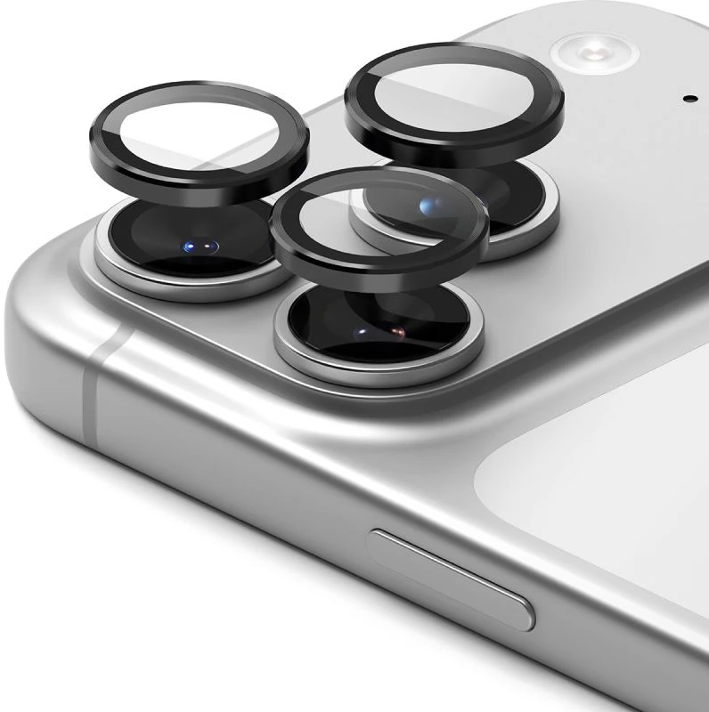 Ringke Camera Frame Protector 2 vnt. Tempered Glass for iPhone 18 Pro / Pro Max - Juodas