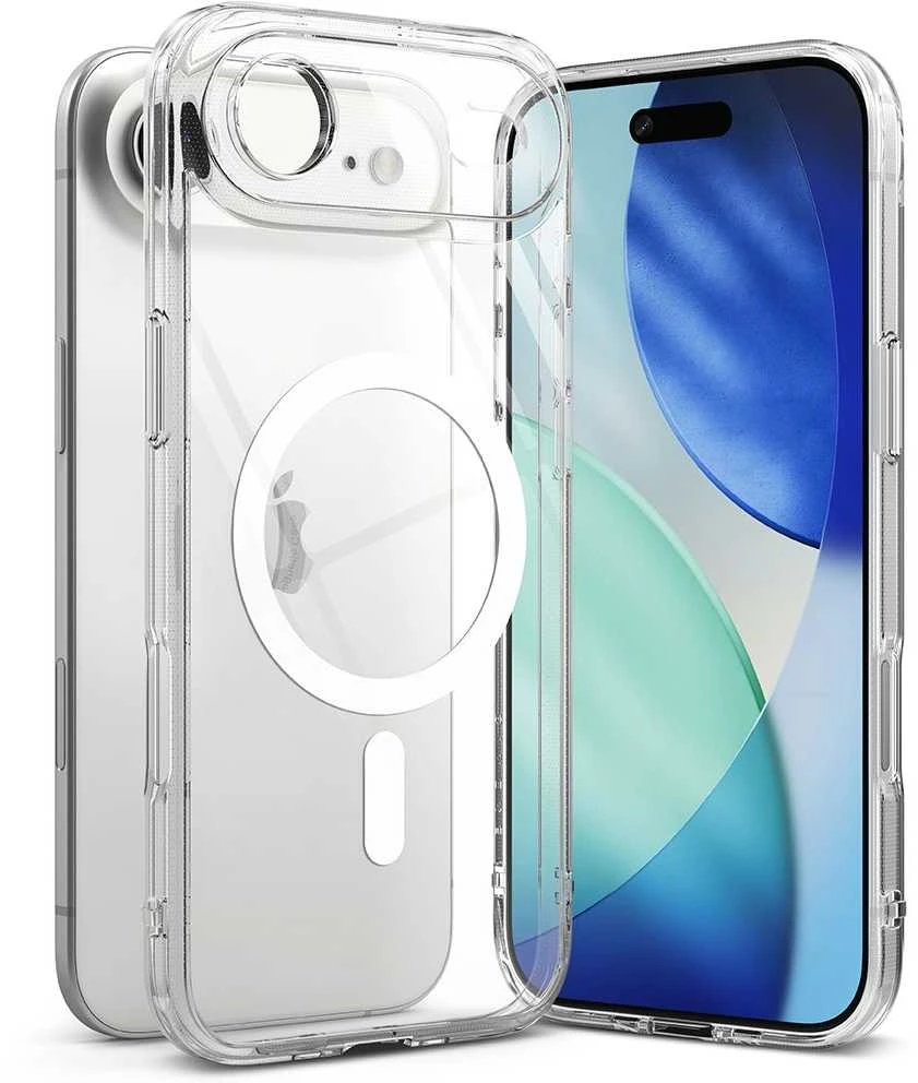 Ringke Fusion Magnetic MagSafe dėklas skirtas Apple iPhone 17 Air – skaidrus