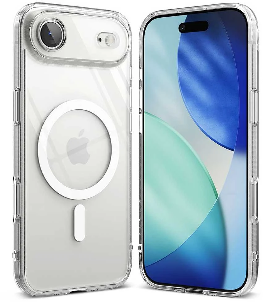 Ringke Fusion Magnetic MagSafe dėklas skirtas Apple iPhone 17 Air – skaidrus