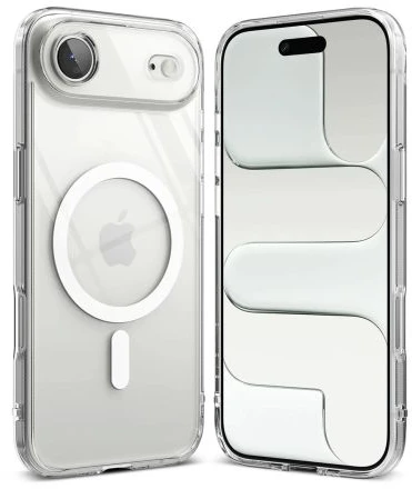 Ringke Fusion Magnetic MagSafe dėklas skirtas Apple iPhone 17 Air – skaidrus