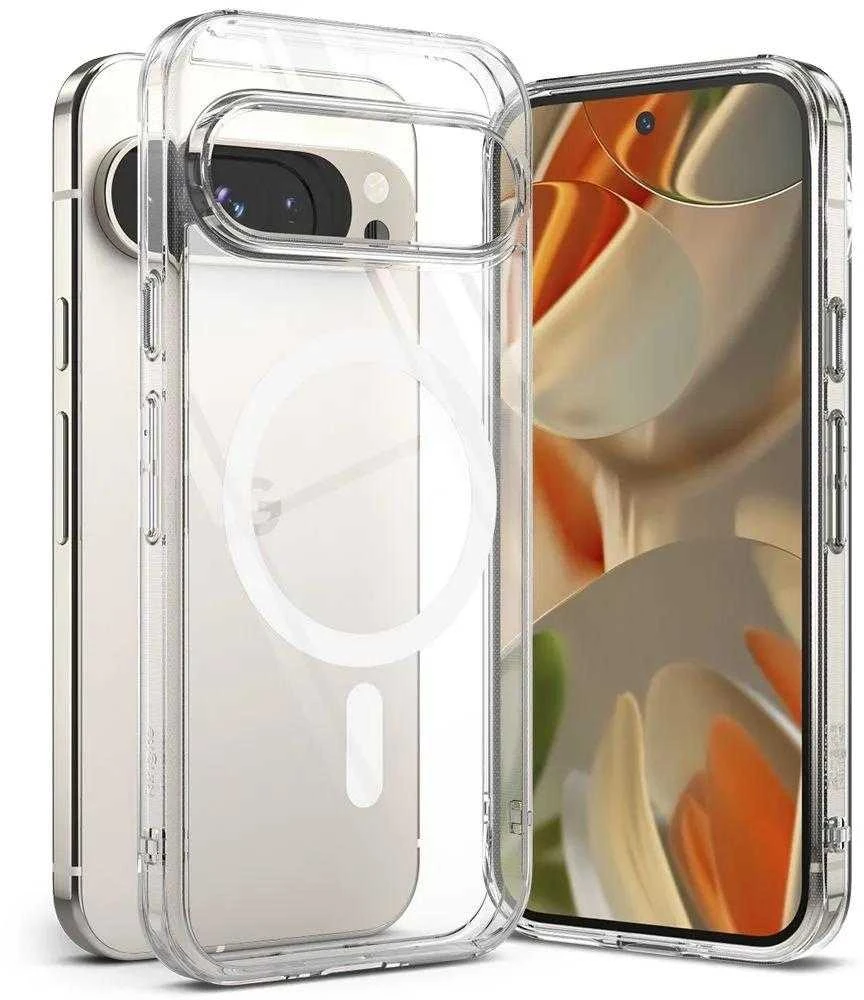 „Ringke Fusion MagSafe“ dėklas, skirtas „Google Pixel 9/9 Pro“ – skaidrus