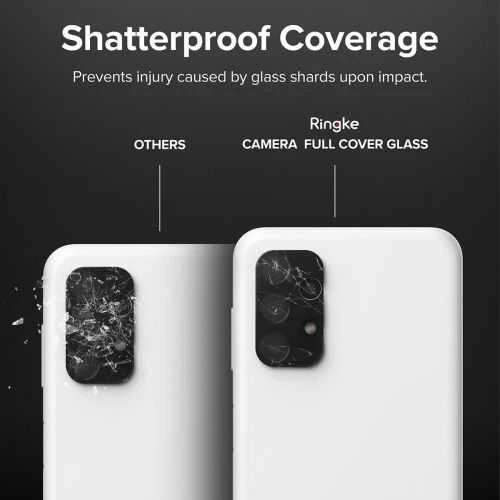 Ringke Galaxy A13 4G Camera Protector Full Cover Glass package (3 pcs) Juodas