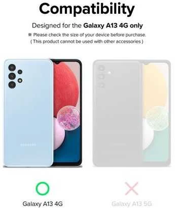 Ringke Galaxy A13 4G Camera Protector Full Cover Glass package (3 pcs) Juodas