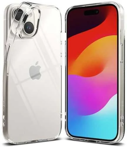 Dėklas Ringke iPhone 15 Case Slim Clear