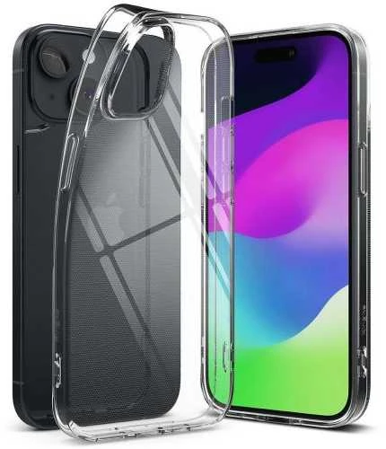 Dėklas Ringke iPhone 15 Case Slim Clear