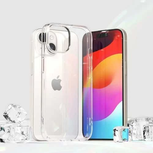 Dėklas Ringke iPhone 15 Case Slim Clear