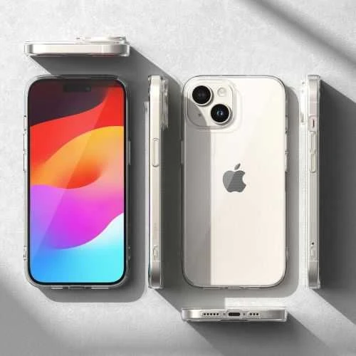 Dėklas Ringke iPhone 15 Case Slim Clear