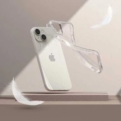 Dėklas Ringke iPhone 15 Case Slim Clear