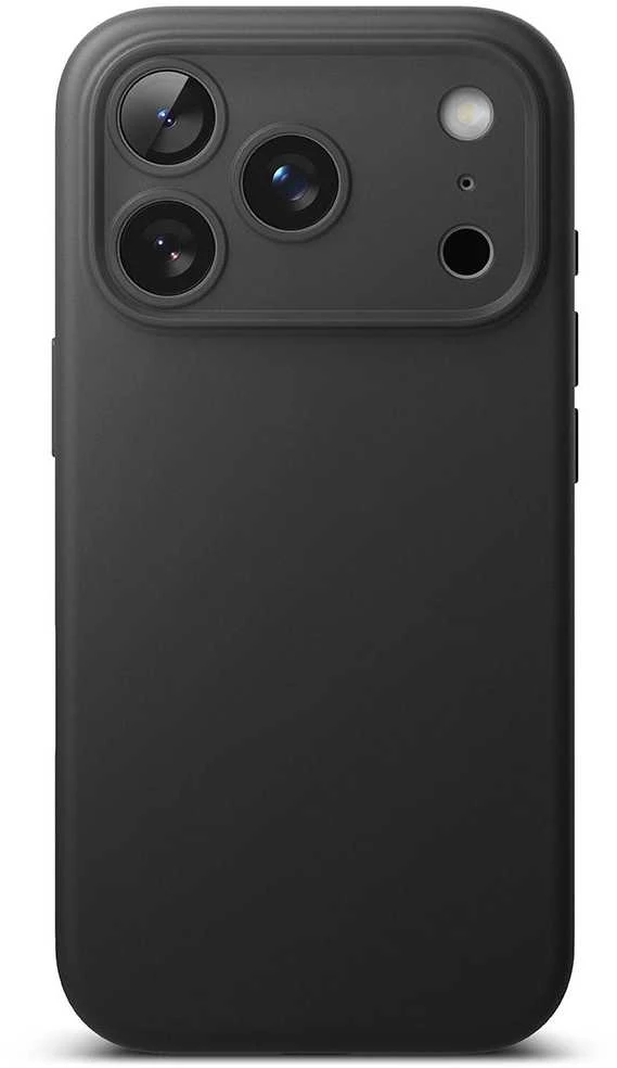 „Ringke“ silikoninis, magnetinis iPhone 17 Pro dėklas, juodas