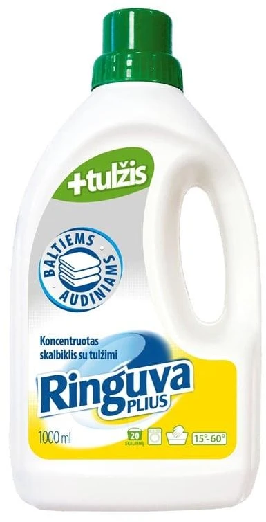 Ringuva_Pliu Skystasis skalbiklis RINGUVA PLUS, baltiems, 1 l, 20 sk.
