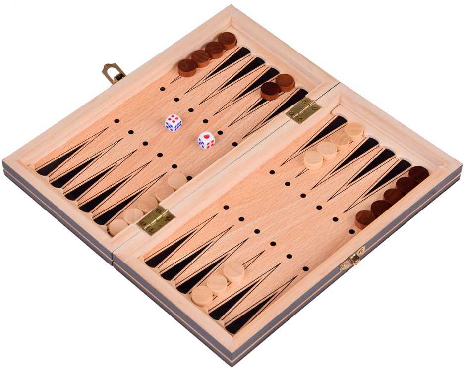 Jokomisiada RINKINYS 3in1 Medinis žaidimas šachmatų šaškės Backgammon dvipusė lenta GR0692