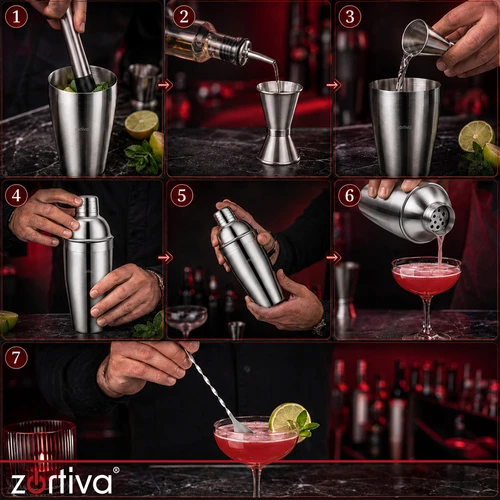 Rinkinys barmański do drinków Zortiva