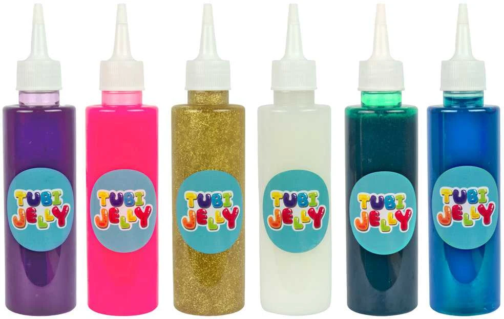 Tuban 6 spalvų Tubi Jelly rinkinys su nedideliu akvariumu - Vienaragis ( TU3328 )