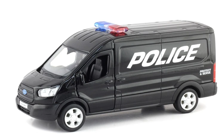 Rmz_City Žaislinė mašinėlė RMZcity, Ford transit police 554041P, 1/32