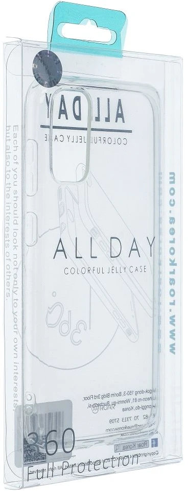 ROAR dėklas ALL DAY COLORFUL JELLY IPHONE 17 Pro / 18 Pro skaidriam