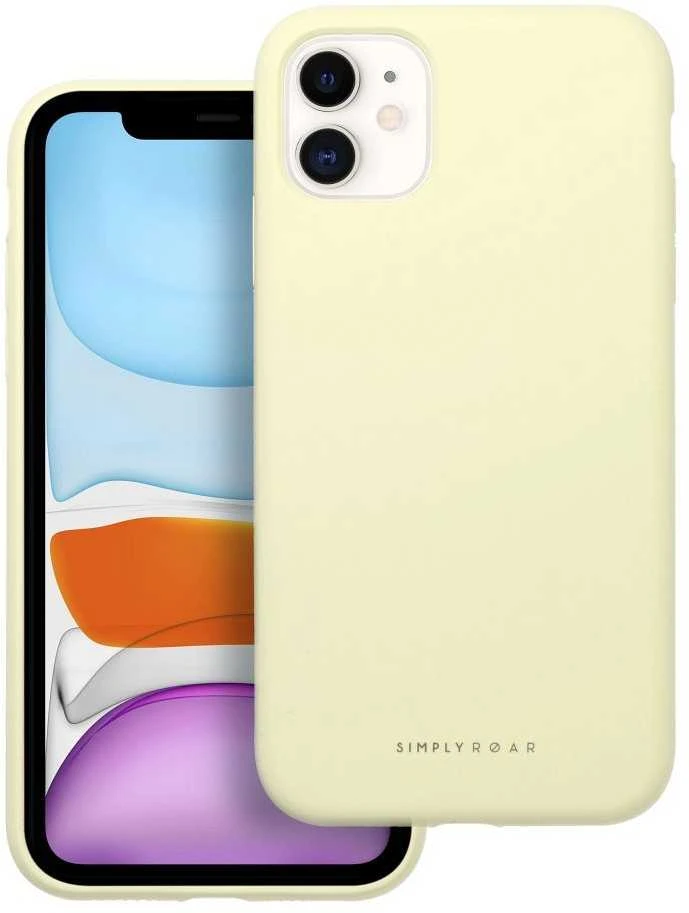 ROAR dėklas CLOUD SKIN, skirtas IPHONE 11 Light Geltona