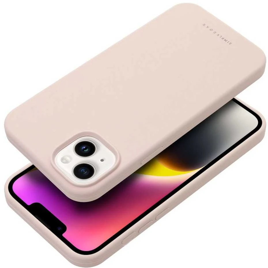ROAR dėklas CLOUD SKIN, skirtas IPHONE 14 Light Rožinė