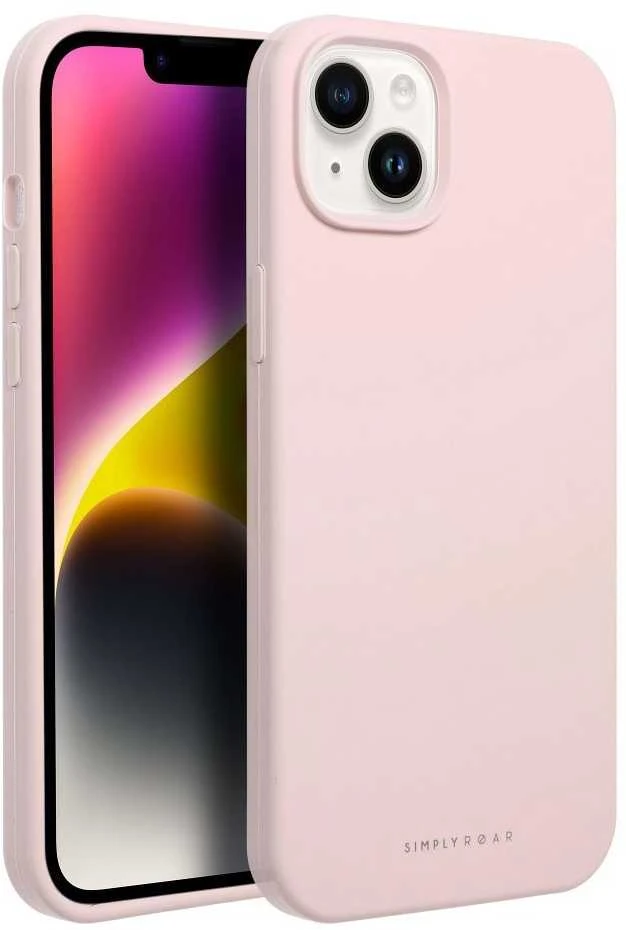 ROAR dėklas CLOUD SKIN, skirtas IPHONE 14 Light Rožinė