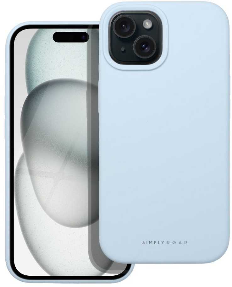 ROAR dėklas CLOUD SKIN, skirtas IPHONE 15 Light Mėlyna