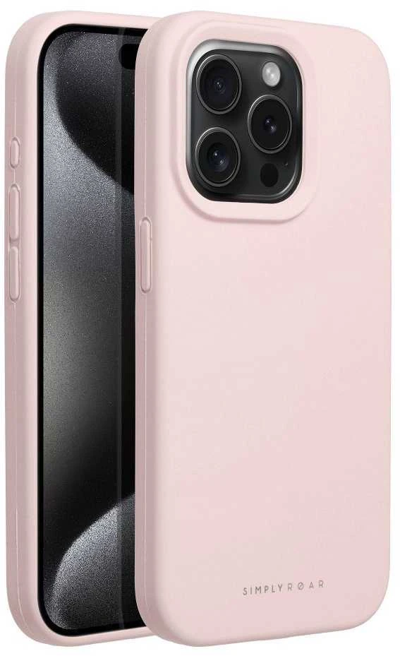 Dėklas ROAR case CLOUD SKIN for IPHONE 15 Pro Light Rožinė